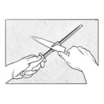 Guided Rods Sharpener