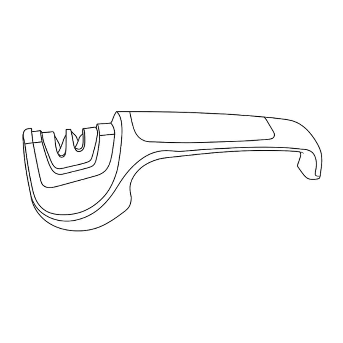 Pull-though sharpener