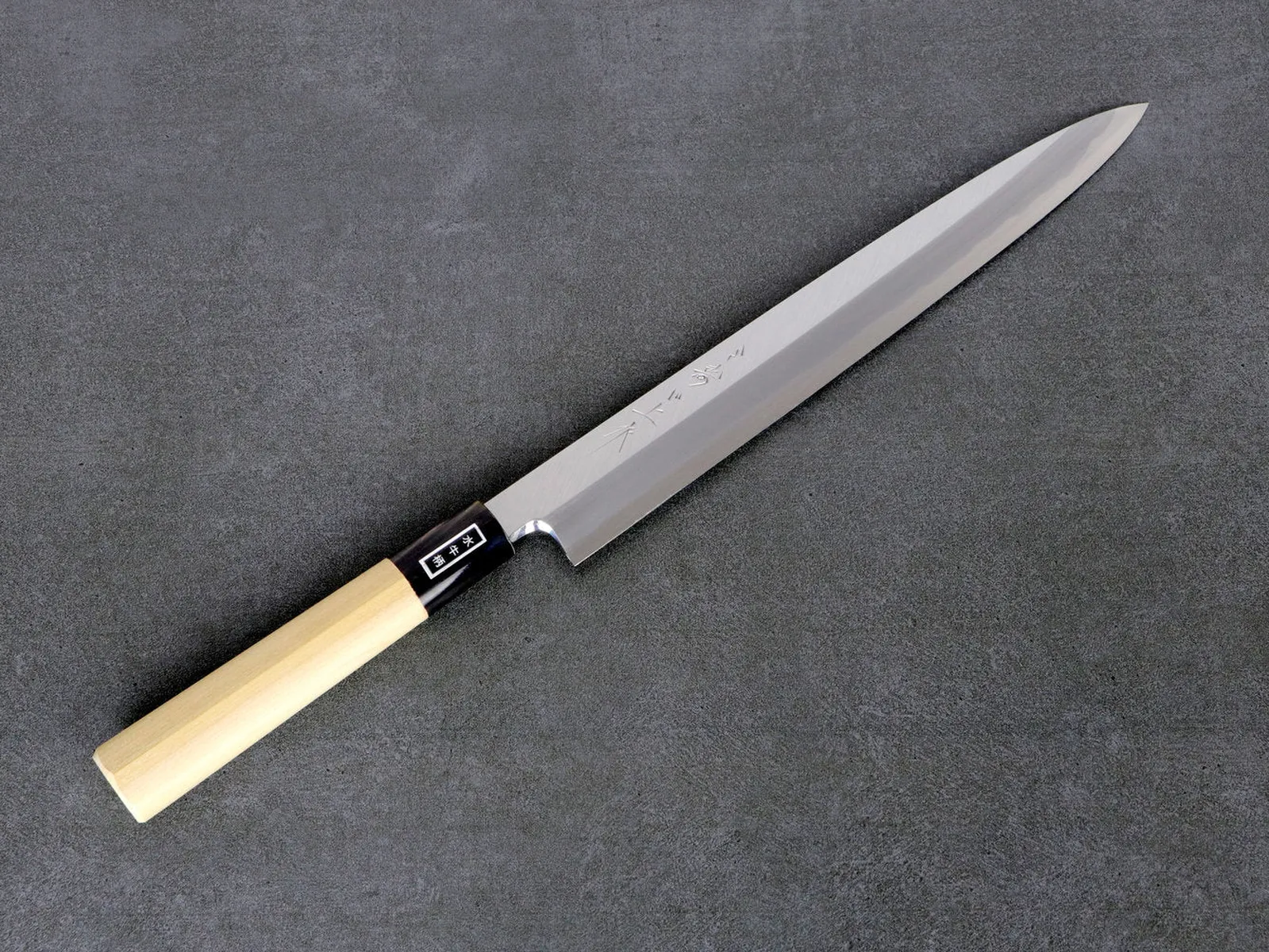 Traditional Japanese Yanagiba slicing knife